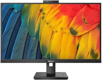Монітор TFT 27" Philips 27B1U5601H, QHD, IPS, 75Гц, HDMI, DP, USB-C, RJ-45, USB-hub, cam, HAS, Pivot, (27B1U5601H/00) [405347]