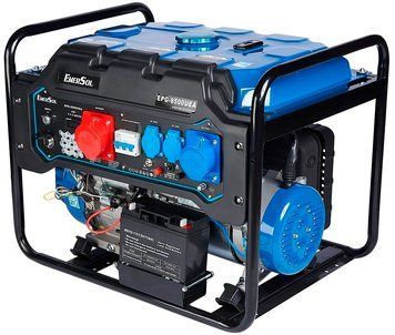 Генератор бензиновий EnerSol 230/400В 8/8.5кВт 1/3Фази електростартер двигун EnerSol ES-458G 91.5кг (EPG-8500UEA) [112828]