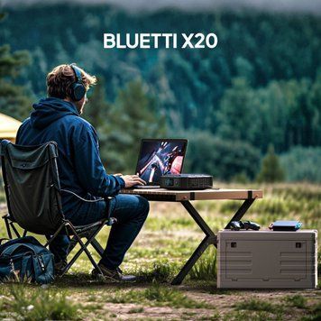 Зарядна станція Bluetti X20, 288W, 153.6Wh (P-X20-EU-WH-BL-010) [615173]