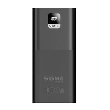 Універсальна мобільна батарея Sigma mobile X-Power SI50A6QLX 50000mAh Black (4827798741313) [603530]