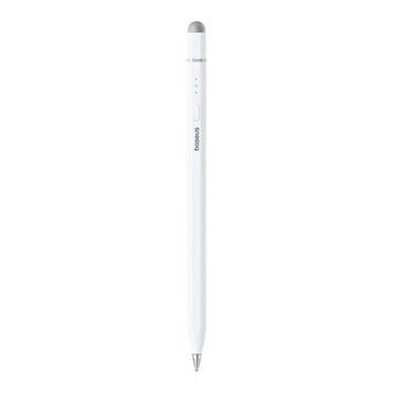 Стилус Baseus Wise Writing HN1 Universal Version Wired Charging 2-in-1 Stylus For HUAWEI/XIAOMI Moon White (With Type-C Cable*1 and Tip*1 and Palm Re (B0004F01) [806513]