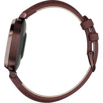 Смарт-годинник Garmin Lily 2 Classic Dark Bronze with Mulberry Leather Band (010-02839-03) [619512]