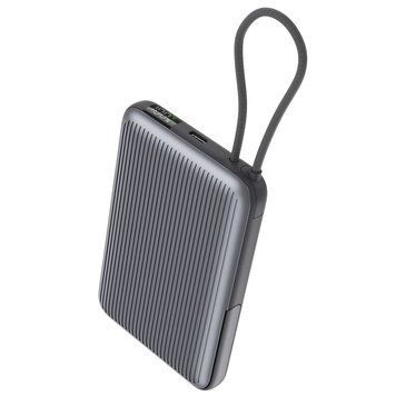 Універсальна мобільна батарея Proove Moon Rock 2 in 1 22.5W 10000mAh Gray (PBR122012105) [613242]