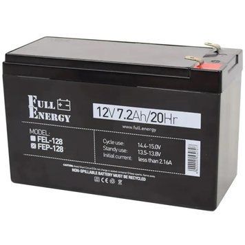 Акумуляторна батарея Full Energy 12V 7.2AH AGM (FEP-128) [615415]