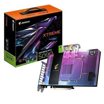 Відеокарта GF RTX 5090 32GB GDDR7 Aorus Xtreme Waterforce WB Gigabyte (GV-N5090AORUSX WB-32GD) [605844]