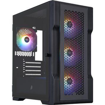 Корпус 1stPlayer Black без БЖ (T3-BK-4F1) [608762]