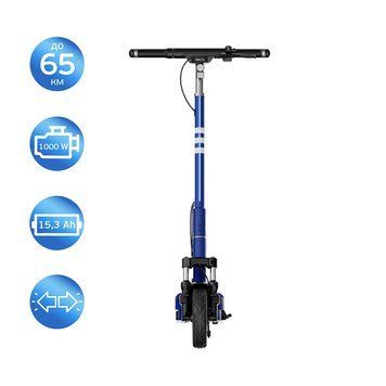 Електросамокат OKAI ue 10", 500(1000)W, 15.6Ah, 70km, 25km\h, 25%, NFC, App, 23kg (ES40-BL) [800011]