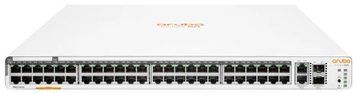 Комутатор HPE Aruba Instant On 1960, 48xGE, 40xPoE Class4, 8xPoE Class6 600W, 2хSFP+, 2х10GE ports, 4xStackable, LT Warranty (JL809A) [105119]