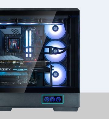 Корпус Zalman P50 DS без БЖ, 2xUSB3.0, 1xUSBType-C, 4x120мм ARGB, VGA 435мм, LCS ready, TG Side Panel, ATX, чорний (P50DSBLACK) [111331]