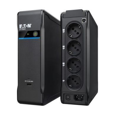 Джерело безперебійного живлення Eaton 3P Ellipse 700VA/420W, 2xUSB charges+USB port, 3+1xSchuko (3P700UD) [112249]