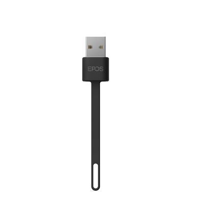Гарнітура комп'ютерна стерео On-Ear EPOS IMPACT 100 MS, USB C + A, Microsoft Teams, односпрямований, 2м, Чорний (1001421) [111716]