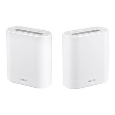 Система WiFi-Mesh ASUS ExpertWiFi EBM68 AX7800, 3xGE LAN, 1x2.5GE WAN, 1xUSB3.2, 2мод, білий (90IG07V0-MO3A40) [104626]