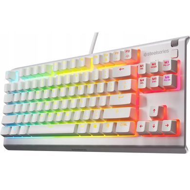 Клавіатура ігрова SteelSeries Apex 3 TKL UA White (64819) [401058]