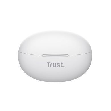 Навушники TWS Trust Yavi Earphones BT 5.3, ENC, SBC, Mic, Білий (25173_TRUST) [107465]