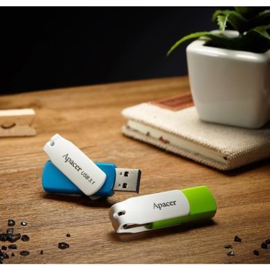 Флеш-накопичувач Apacer USB 2.0 AH335 64Gb Green (AP64GAH335G-1) [802956]