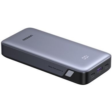 УМБ Ugreen 20000mAh 30W PD/QC, USB-A, 2xUSB-С (PB532) Gray (55989B) [405668]
