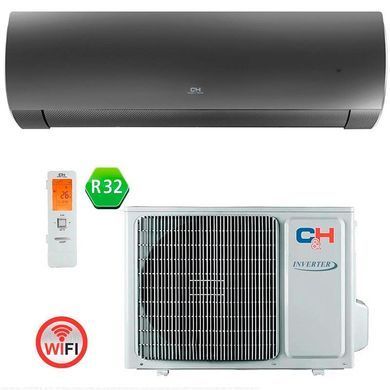 Кондиціонер Cooper&Hunter Daytona 55м2 інвертор 18000BTU 5.2кВт A++/A+++ -25&deg;С Wi-Fi R32 чорний (CH-S18FTXD2-BL) [12660]