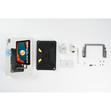 Планшет Blackview Tab Active 12 Pro 11" 16/1TB 5G/LTE Black +PROJECTOR 120'' (6931548322900) [724612]