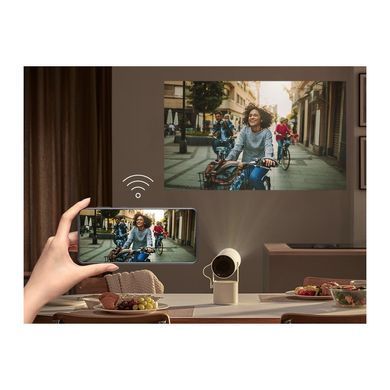 Проєктор портативний Samsung The Freestyle 2nd gen FHD, 230 lm, LED, 1.2, WiFi, BT, Tizen (SP-LFF3CLAXXUA) [110294]