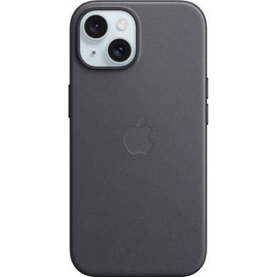 Чохол-накладка Apple FineWoven Case with MagSafe для Apple iPhone 15 Black (MT393) [601928]