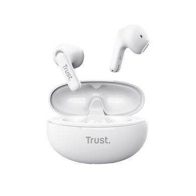 Навушники TWS Trust Yavi Earphones BT 5.3, ENC, SBC, Mic, Білий (25173_TRUST) [107465]