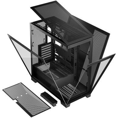 Корпус Modecom VOLCANO SPACE APEX w/o fans MIDI USB 3.0x2+TYPE-C BLACK без БЖ ATX (AT-SPACE-PG-NF-10-000000) [403259]