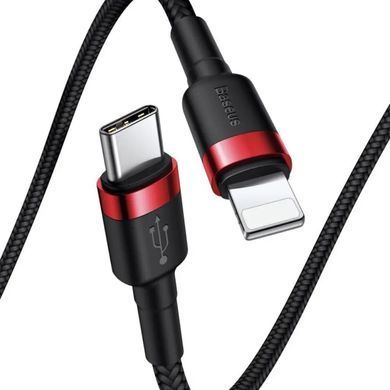 Кабель Baseus Cafule Cable Type-C to iP PD 20W 1m Red+Black (CATLKLF-91) [802568]