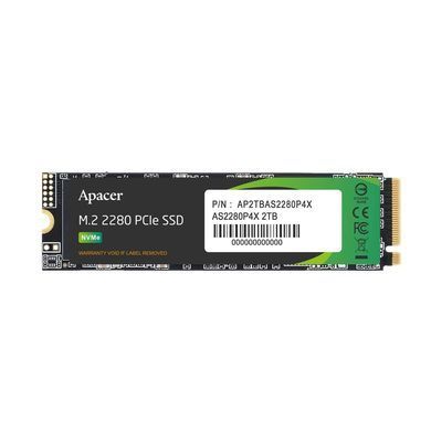 Накопичувач SSD Apacer M.2 1TB PCIe 3.0 P4X (AP1TBAS2280P4X-1) [109340]