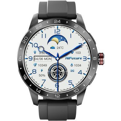 Смарт-годинник HiFuture flex 2 black (flex2.black) [718083]