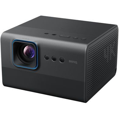 Проєктор BENQ GP520, DLP,4K UHD, ANSI 2600Lm,200000:1,Android11,2хHDMI,USB,Wi-Fi,BT5.0,16:9,сірий (9HJT17759E) [403118]