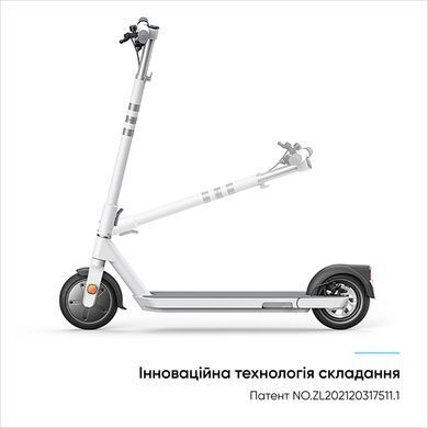 Електросамокат OKAI ES20-NEON White 9", 300(600)W, 9.8Ah, 40km, 25km\h, 20%, NFC, App, 16kg (ES20-W) [806690]
