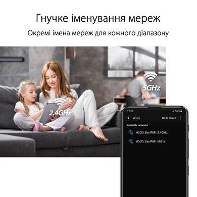 Система WiFi-Mesh ASUS ZenWiFi XD4 PLUS AX1800, 1xGE LAN, 1xGE WAN, 3мод, білий (90IG07M0-MO3C40) [104578]