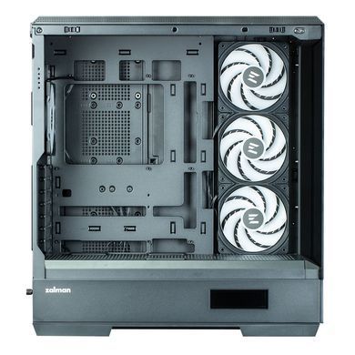 Корпус Zalman P50 DS без БЖ, 2xUSB3.0, 1xUSBType-C, 4x120мм ARGB, VGA 435мм, LCS ready, TG Side Panel, ATX, чорний (P50DSBLACK) [111331]