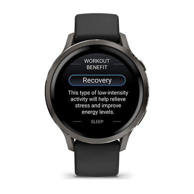 Смарт-годинник Garmin Venu 4 41mm Black with Black Silicone (010-03013-42) [619285]