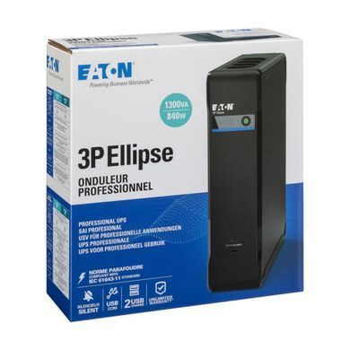 Джерело безперебійного живлення Eaton 3P Ellipse 1300VA/840W, 2xUSB charges+USB port, 4+4xSchuko (3P1300UD) [112251]