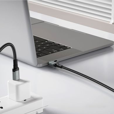 Кабель XO USB Type-C - USB Type-C (M/M), 5А, 240W, 2 м, Black (NB-Q264B-CC.black) [604383]