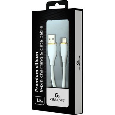 Кабель Cablexpert USB - Lightning (M/M), 2.1 A, 1.5 м, White (CC-USB2S-AM8PM-1.5M-W) [604275]