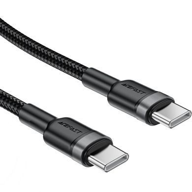 Кабель USB 2.0 Type-C M-M, 1.2 м, 60W aluminum alloy Black, C22-03 Acefast (6974316285137) [404591]