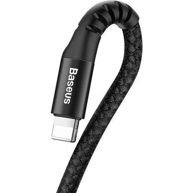 Кабель Baseus Fish eye Spring Data Cable Lightning 1m Black (CALSR-01) [802342]
