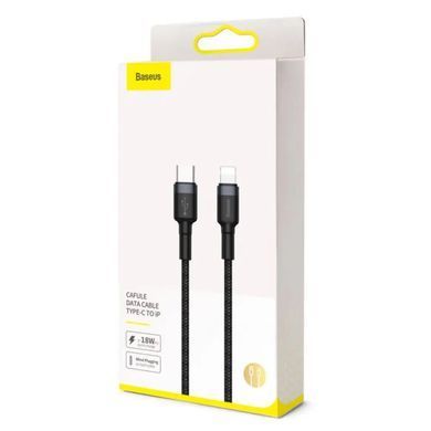 Кабель Baseus Cafule Cable Type-C to iP PD 20W 1m Red+Black (CATLKLF-91) [802568]