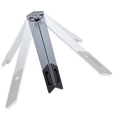 Підставка для ноутбука HOCO HD9 Action metal folding notebook holder Metal gray (6942007626378) [802731]