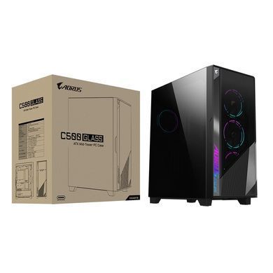 Корпус Gigabyte Aorus C500 Glass Black без БЖ (GB-AC500G ST) [618419]