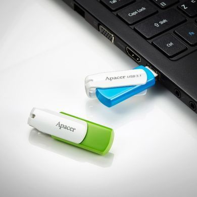 Флеш-накопичувач Apacer USB 2.0 AH335 64Gb Green (AP64GAH335G-1) [802956]