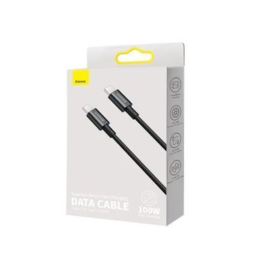 Кабель Baseus Superior Series Fast Charging Data Cable Type-C to Type-C 100W 1m Black (CATYS-B01) [803716]