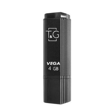 Флеш-накопичувач USB 4GB T&G 121 Vega Series Black (TG121-4GBBK) [616422]