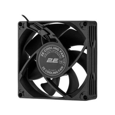 Корпусний вентилятор 2E F90B-S 90мм, 1700 rpm, 4pin MOLEX, 25dBa, чорний (2E-F90B-S) [113660]
