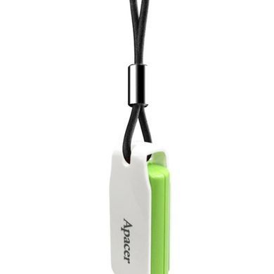 Флеш-накопичувач Apacer USB 2.0 AH335 64Gb Green (AP64GAH335G-1) [802956]