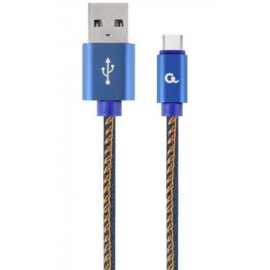 Кабель Cablexpert USB - USB Type-C V 2.0 (M/M), 2 м, синій (CC-USB2J-AMCM-2M-BL) [603669]
