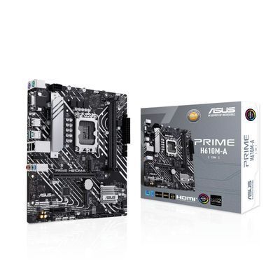 Материнcька плата ASUS PRIME H610M-A-CSM s1700 H610 2xDDR5 M.2 HDMI D-Sub DP mATX (90MB1G20-M0EAYC) [109126]