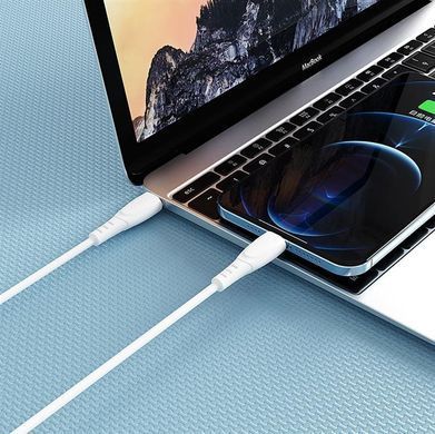 Кабель Foneng X75 USB-C - Lightning (M/M), 1 м, White (X75-CA-TCIP) [604101]